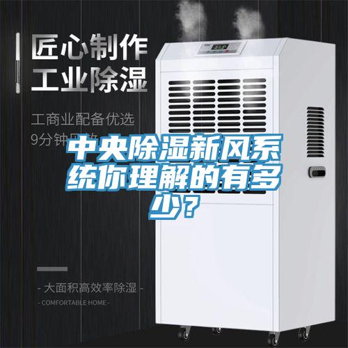 中央除濕新風(fēng)系統(tǒng)你理解的有多少？