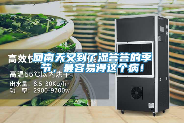 回南天又到了濕答答的季節，最容易得這個病！