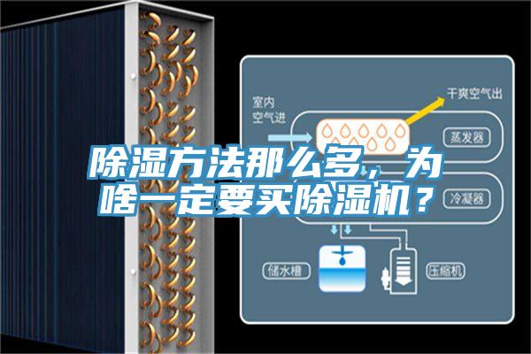 除濕方法那么多，為啥一定要買除濕機？