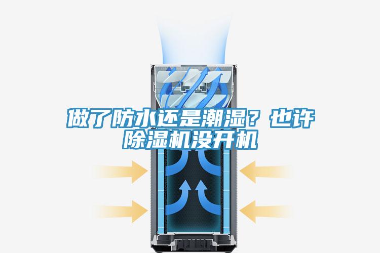 做了防水還是潮濕？也許除濕機沒開機