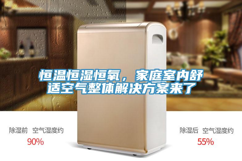 恒溫恒濕恒氧，家庭室內(nèi)舒適空氣整體解決方案來(lái)了