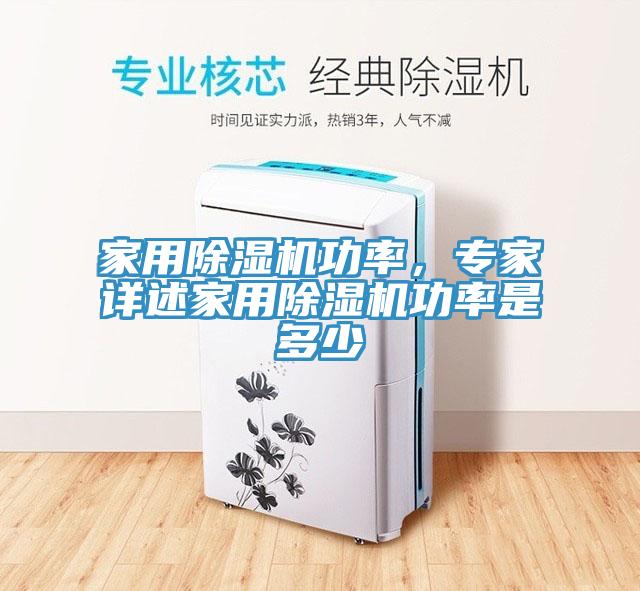 家用除濕機功率，專家詳述家用除濕機功率是多少