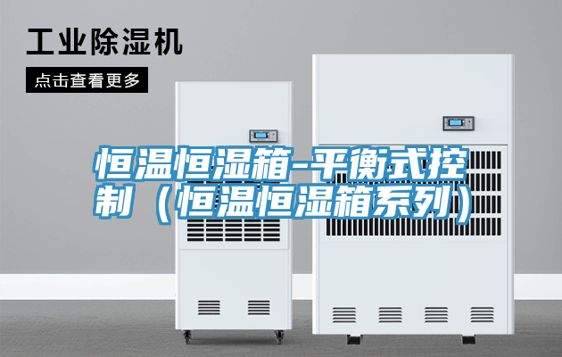 恒溫恒濕箱-平衡式控制(恒溫恒濕箱系列)