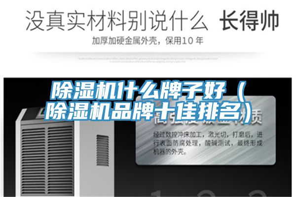 除濕機什么牌子好(除濕機品牌十佳排名)