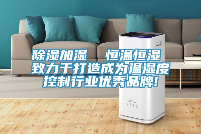 除濕加濕 恒溫恒濕 致力于打造成為溫濕度控制行業優秀品牌!